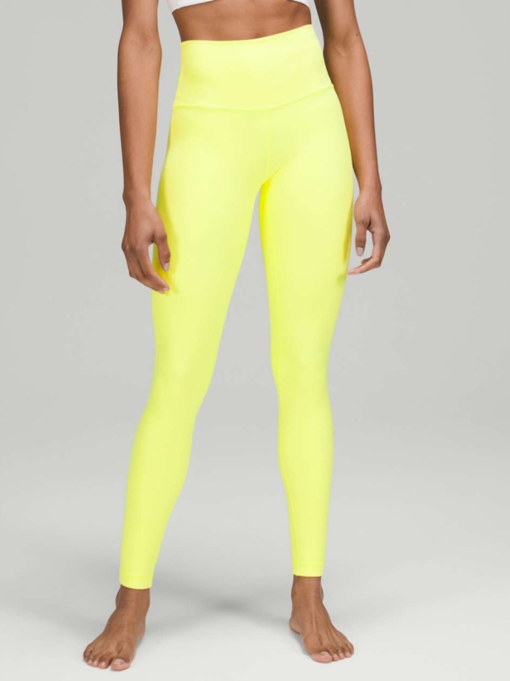 Lululemon neon yellow Align High-Rise leggings 25” small